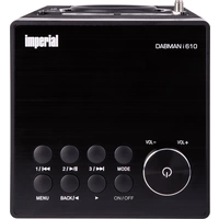 Imperial DABMAN i610schwarz Tischradio DAB+, DAB, Internet, UKW Bluetooth®, WLAN DLNA-fähig Schwarz Imperial DABMAN i610schwarz Tischradio DAB+, DAB, Internet, UKW Bluetooth®, WLAN DLNA-fähig Schwarz