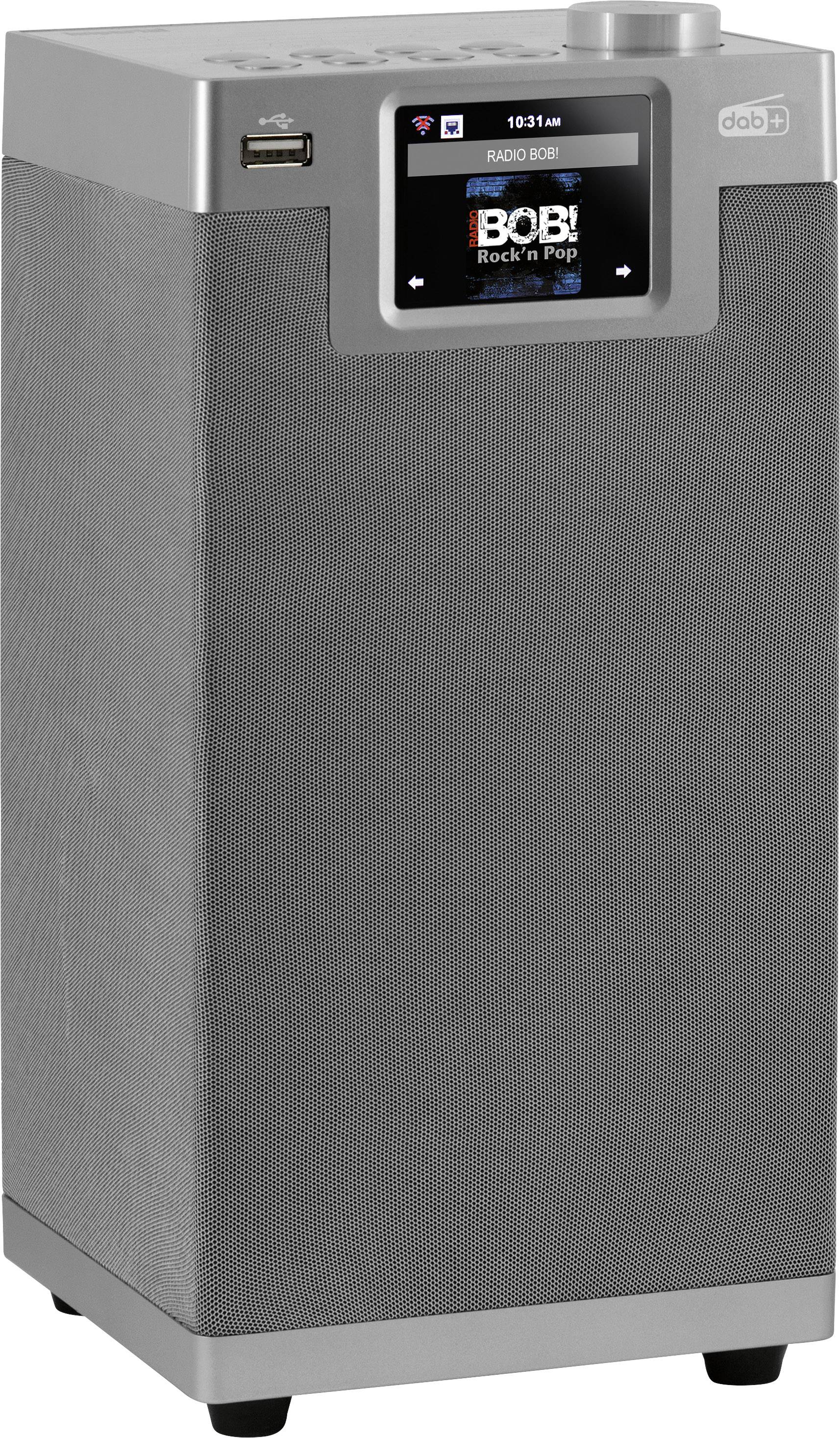 Imperial DABMAN i610silber Tischradio DAB+, DAB, Internet, UKW Bluetooth®, WLAN DLNA-fähig Silber