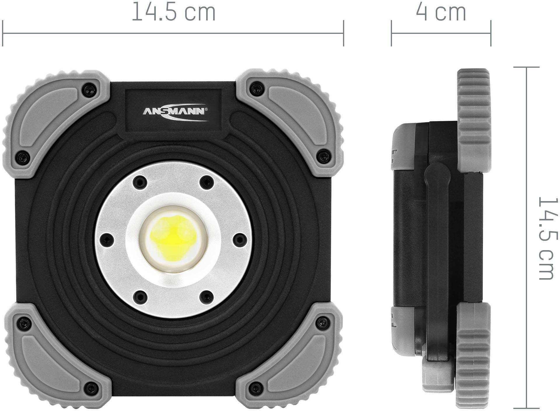 Ansmann 1600-0356 FL2000R LED Arbeitsleuchte akkubetrieben 20 W 2000 lm