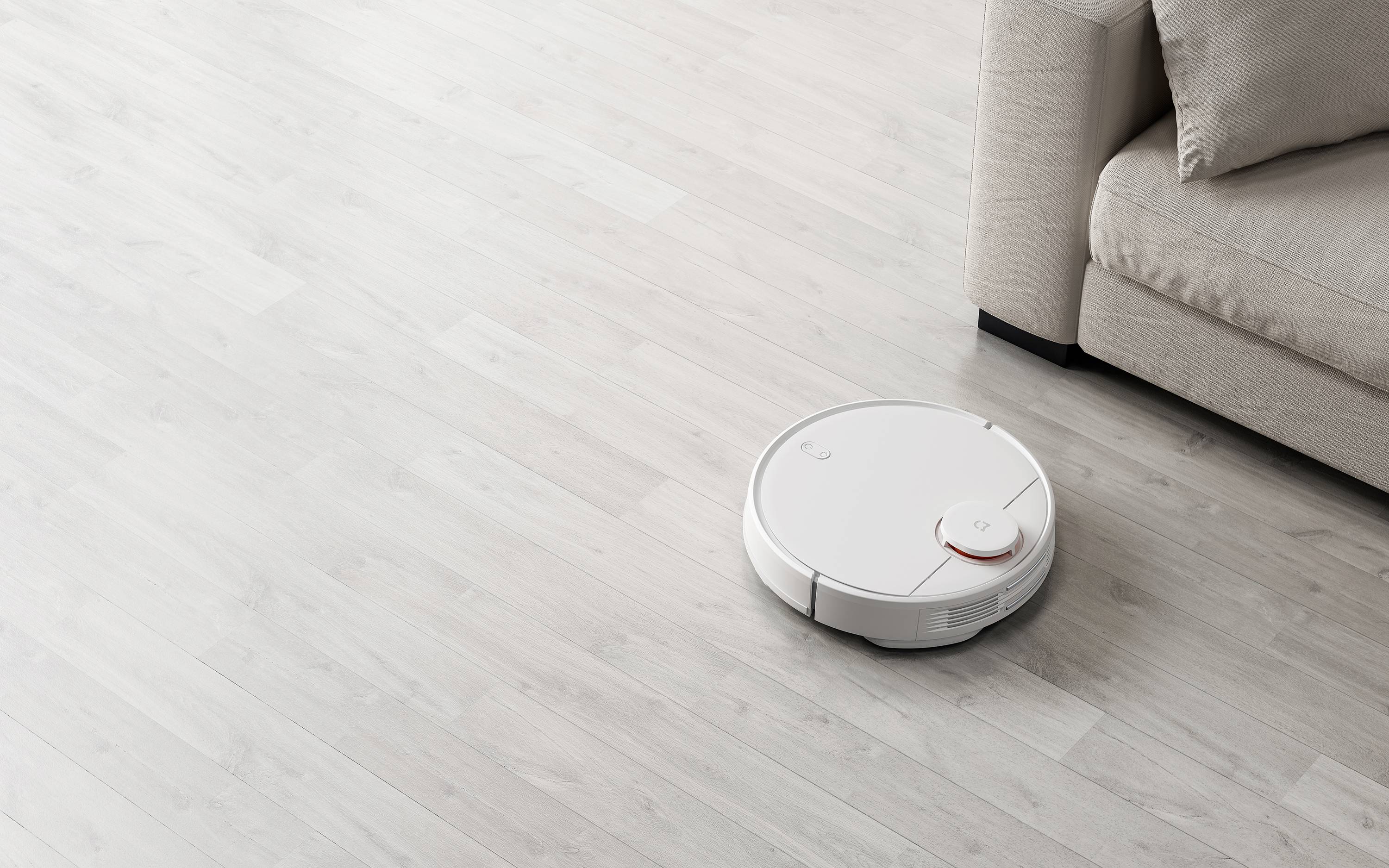 Xiaomi Mi Robot Vacuum Mop Pro Reinigungsroboter Weiß App gesteuert, kompatibel mit Amazon Alexa