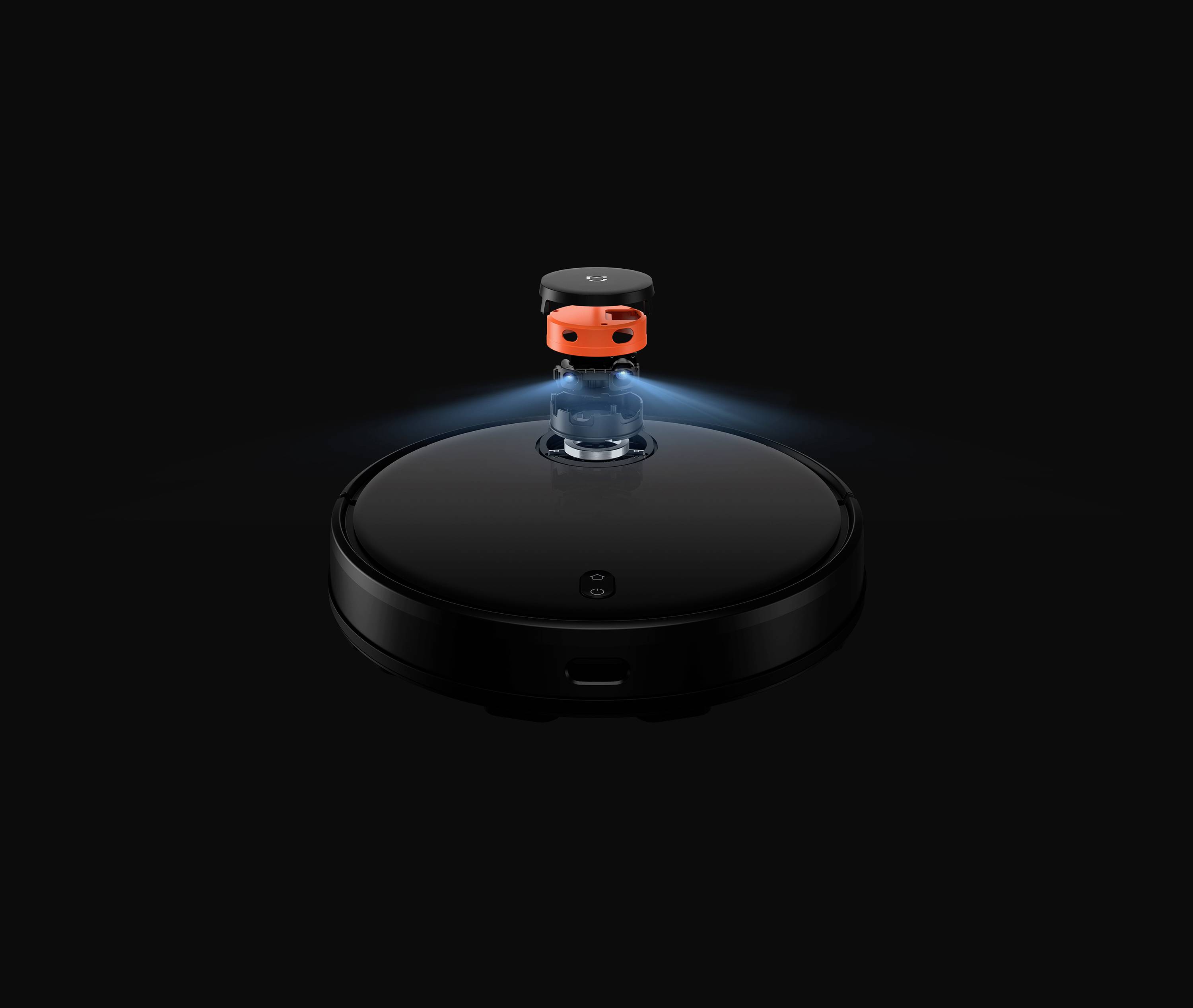 Xiaomi Mi Robot Vacuum Mop Pro Reinigungsroboter Schwarz App gesteuert, Kompatibel mit Amazon Alexa