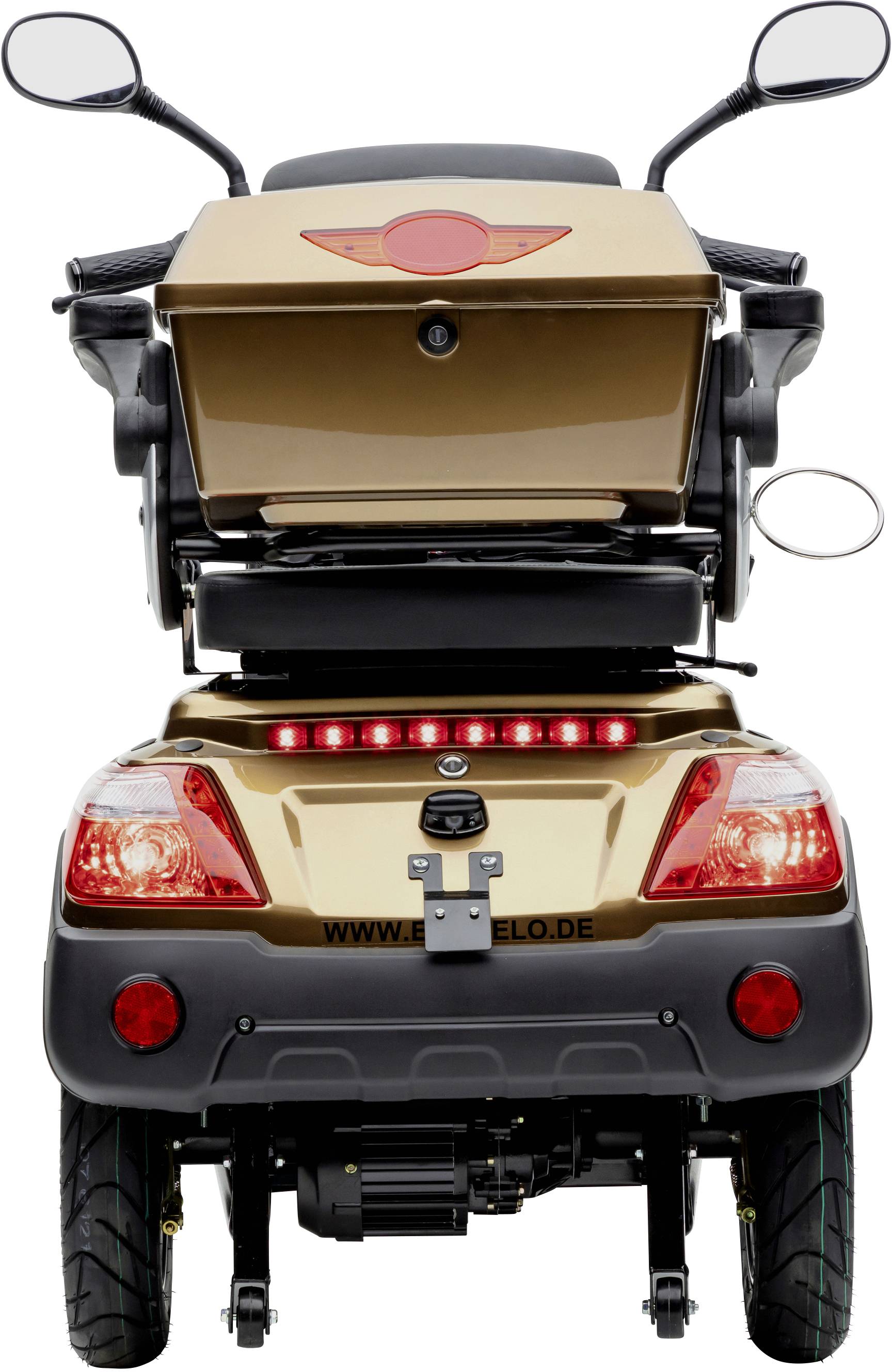 ECONELO J4000 E-Scooter Braun Blei-Gel 60V 20Ah Straßenzulassung: Deutschland