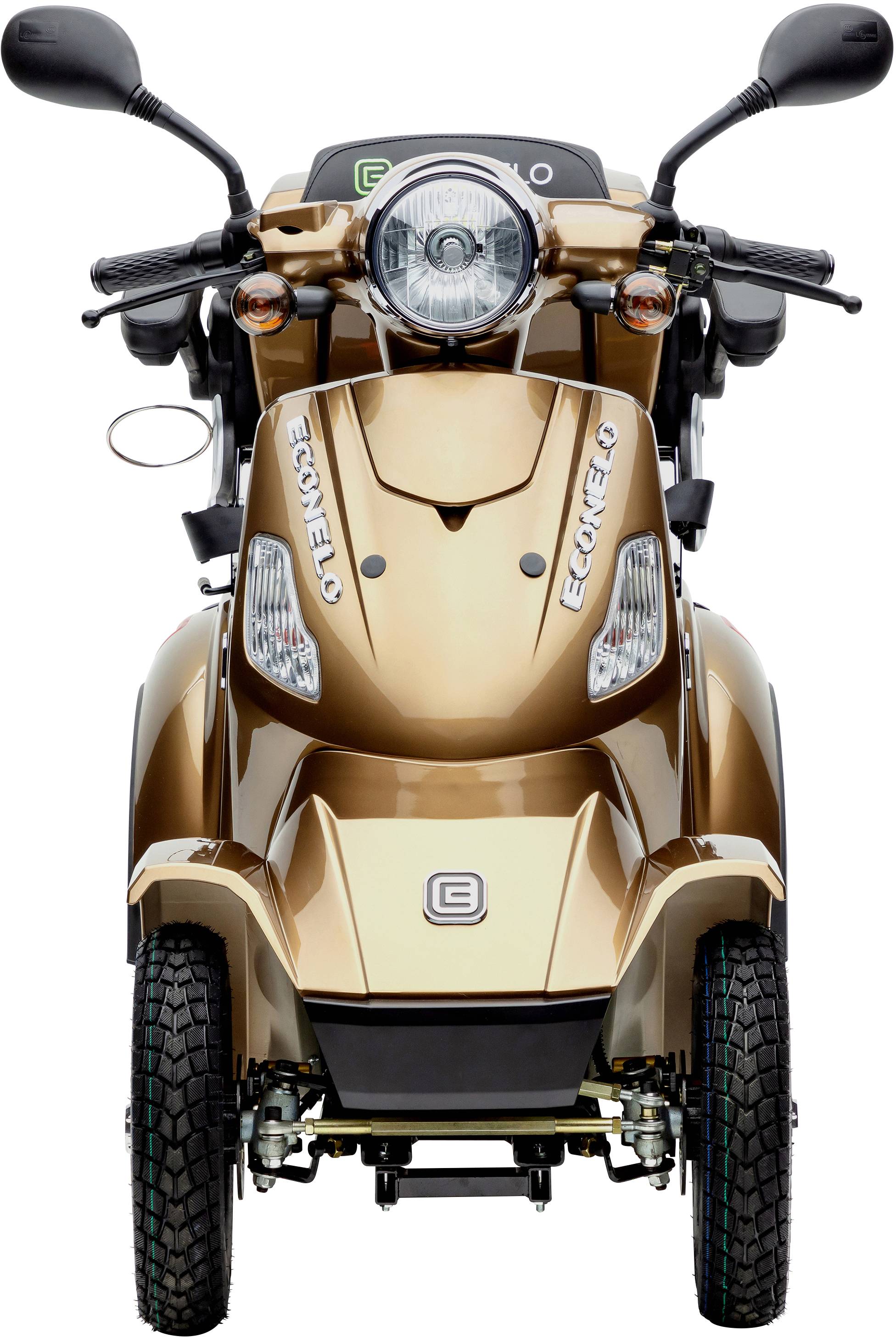 ECONELO J4000 E-Scooter Braun Blei-Gel 60V 20Ah Straßenzulassung: Deutschland