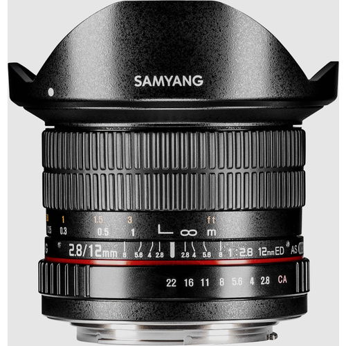 Samyang 21749 21749 Fish-Eye-Objektiv f/2.8 (max) 12mm