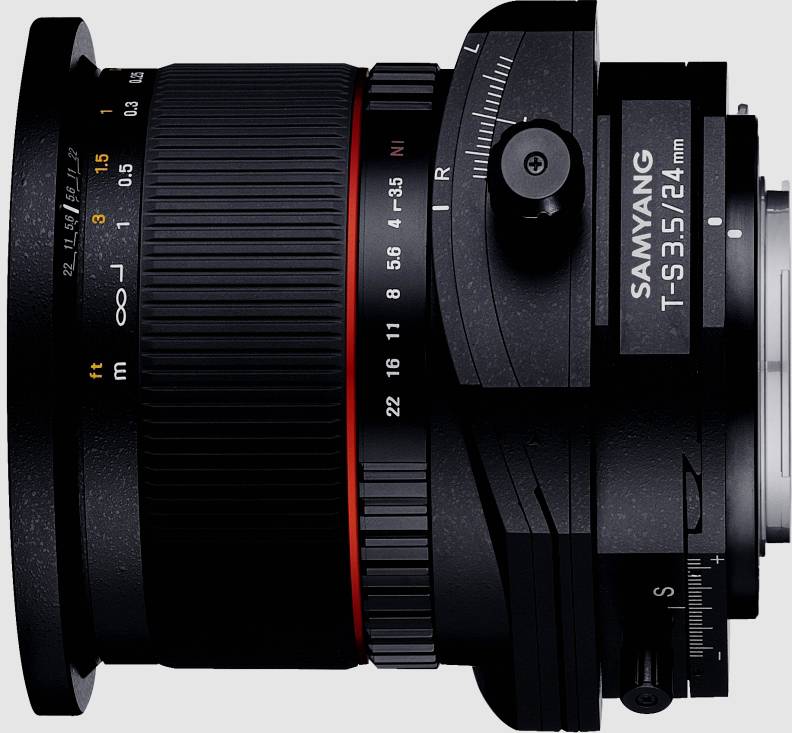 Samyang 21823 21823 Tilt-Shift-Objektiv f/3.5 (max) 24 mm