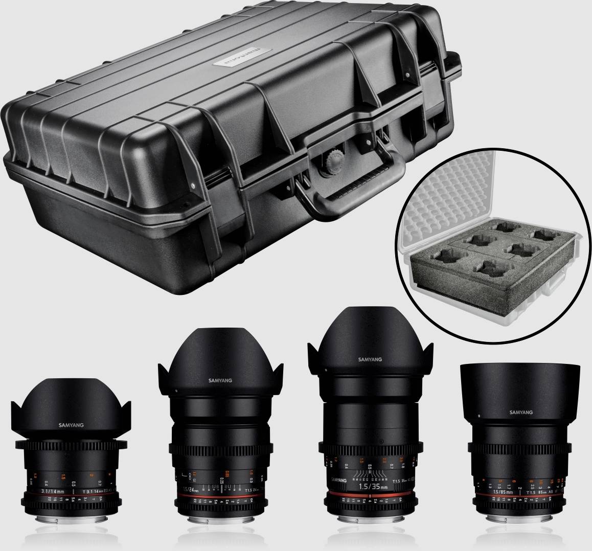 Samyang 21983 21983 Objektiv-Set f/1.5 (max)