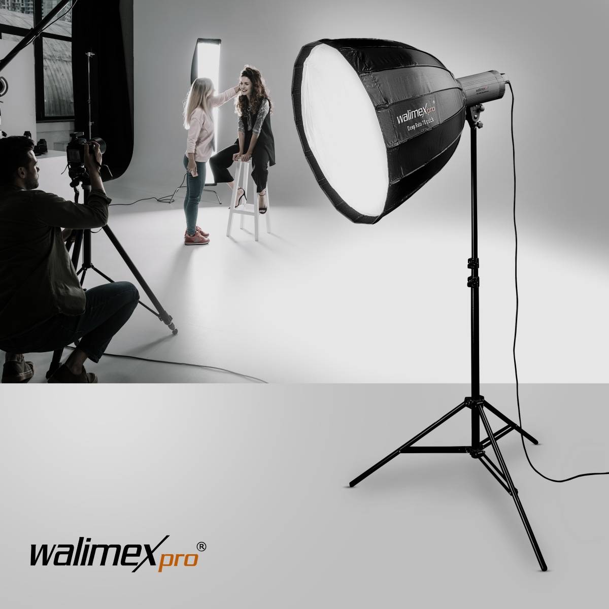 Walimex Pro 22574 22574 Softbox (Ø x H) 700mm x 180mm 1St.