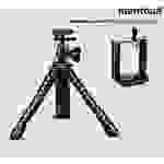 Mantona 22761 Mini-trépied Hauteur de travail=80 - 180 mm noir, gris