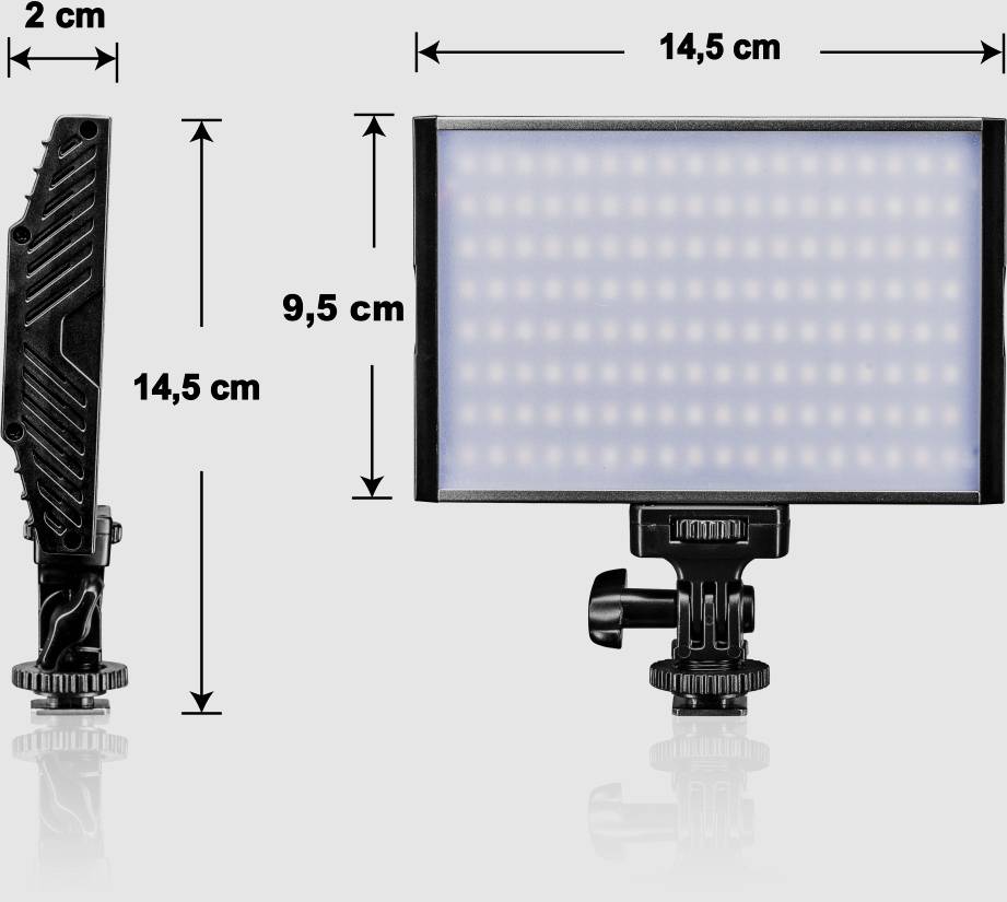 Walimex Pro 22764 LED Videoleuchte Anzahl LEDs=144