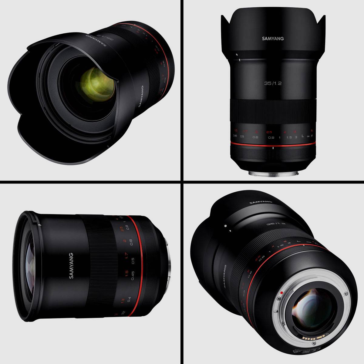 Samyang 22955 22955 Tele-Objektiv f/1.2 35 mm