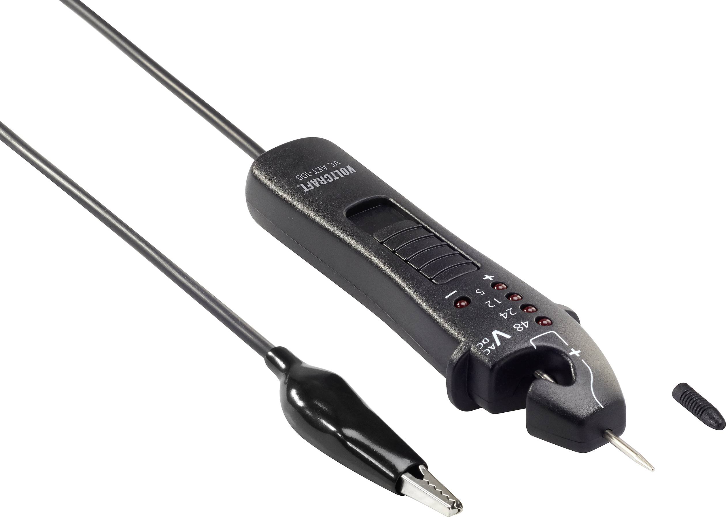 VOLTCRAFT VC AET-100 Zweipoliger Spannungsprüfer CAT I LED