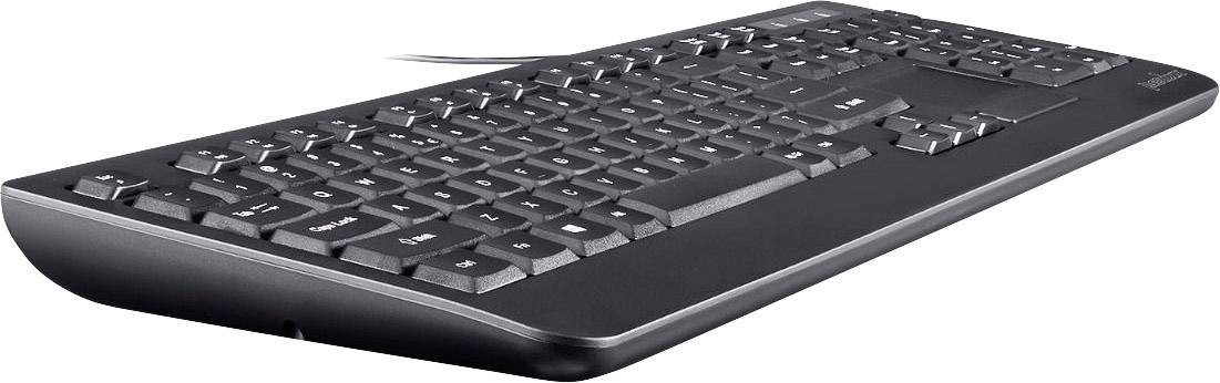 Perixx PERIBOARD-313 USB-Tastatur Deutsch, QWERTZ Schwarz Beleuchtet, Touchscreen, USB-Hub