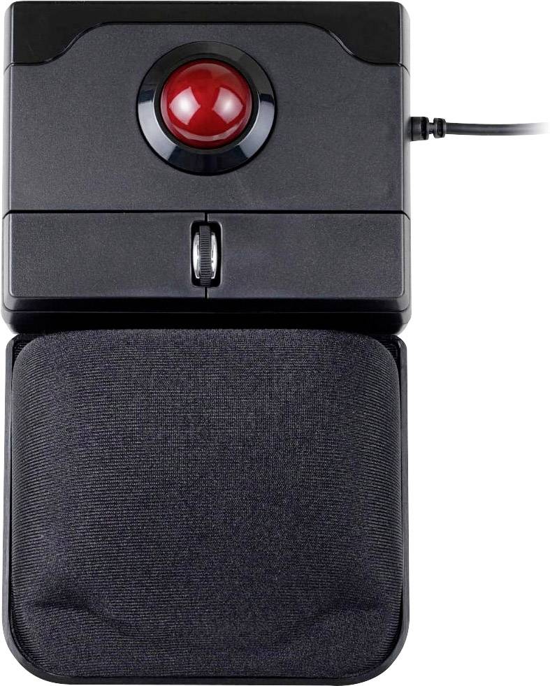Perixx PERIPRO-506 Trackball USB Optisch Schwarz 2 Tasten Ergonomisch