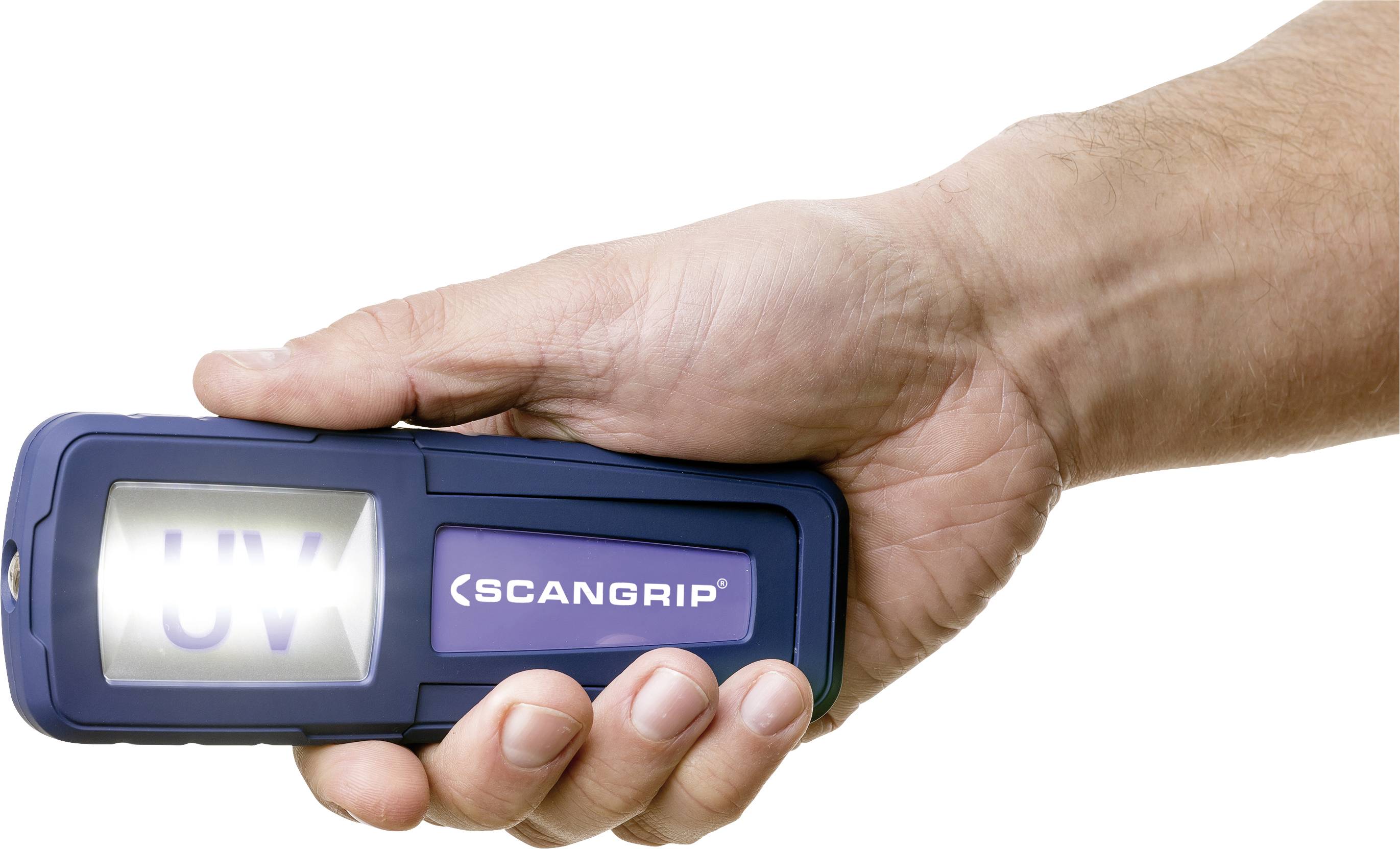 Scangrip 03.5408 UV-Form LED, UV-LED Arbeitsleuchte akkubetrieben 250lm