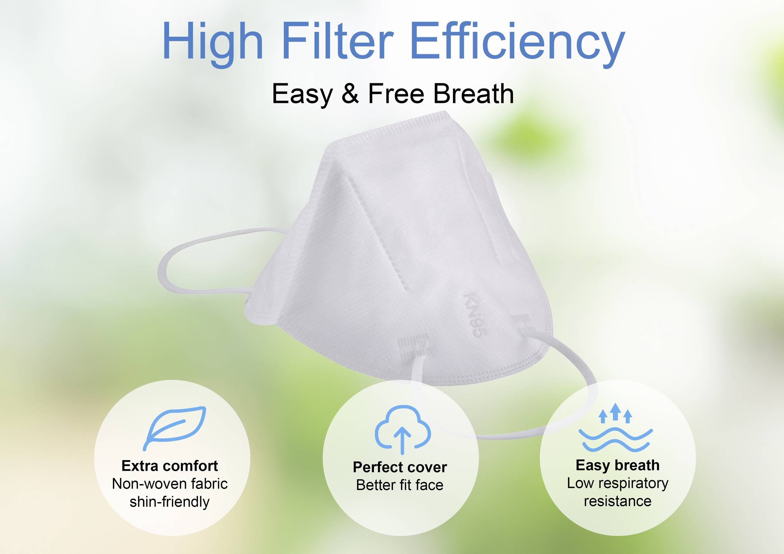 Hygiene-Set 50 St. Vlies Community Maske, 2x 5 St. Pandemie-Atemschutzmaske (CPA), 500ml Powerpearl Handdesinfektion 1 Set