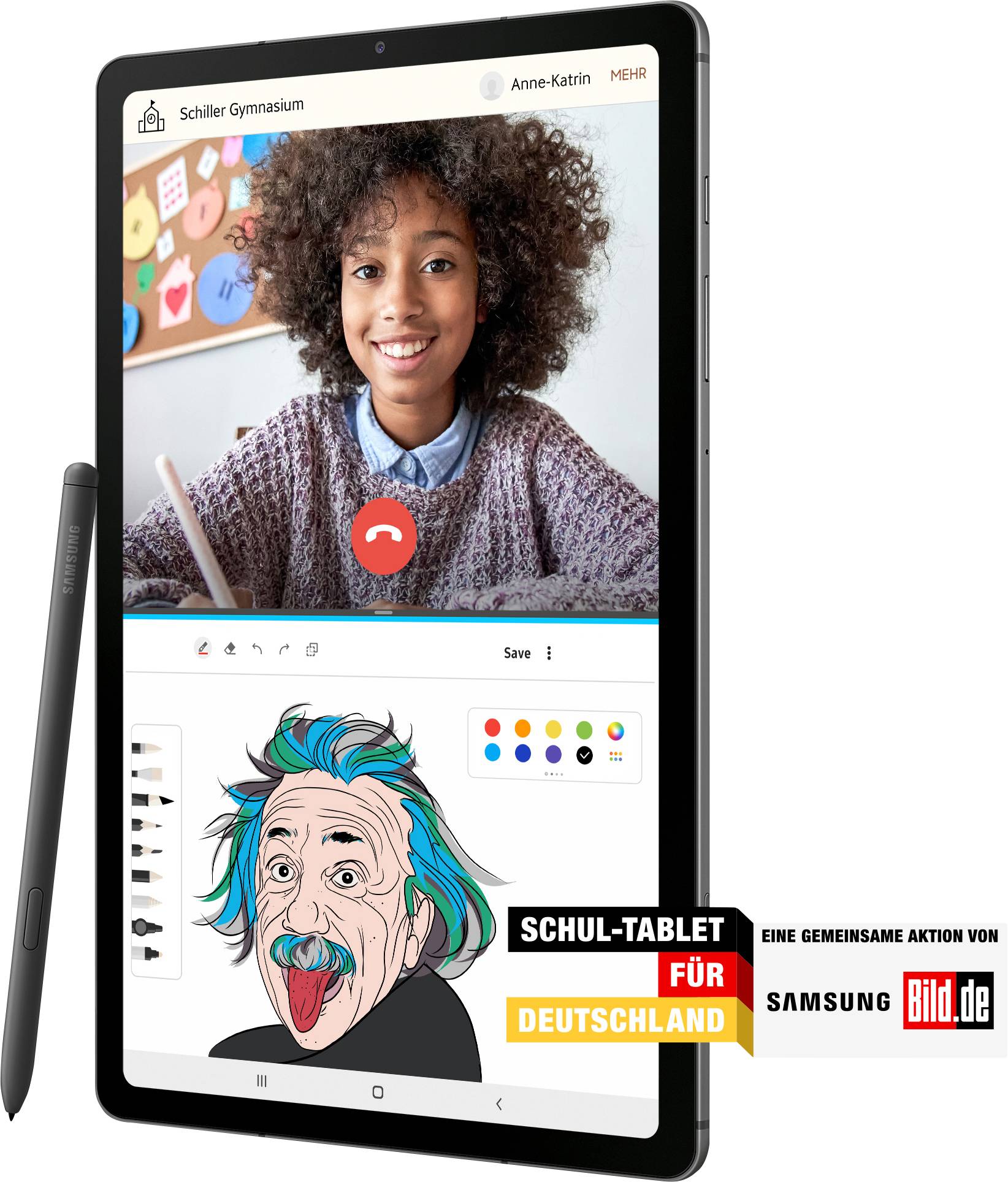 Samsung Galaxy Tab S6 Lite WiFi 128 GB Grau Android-Tablet 26.4 cm (10.4 Zoll) 2.3 GHz, 1.7 GHz Android™ 12 2000 x 1200 Pixel