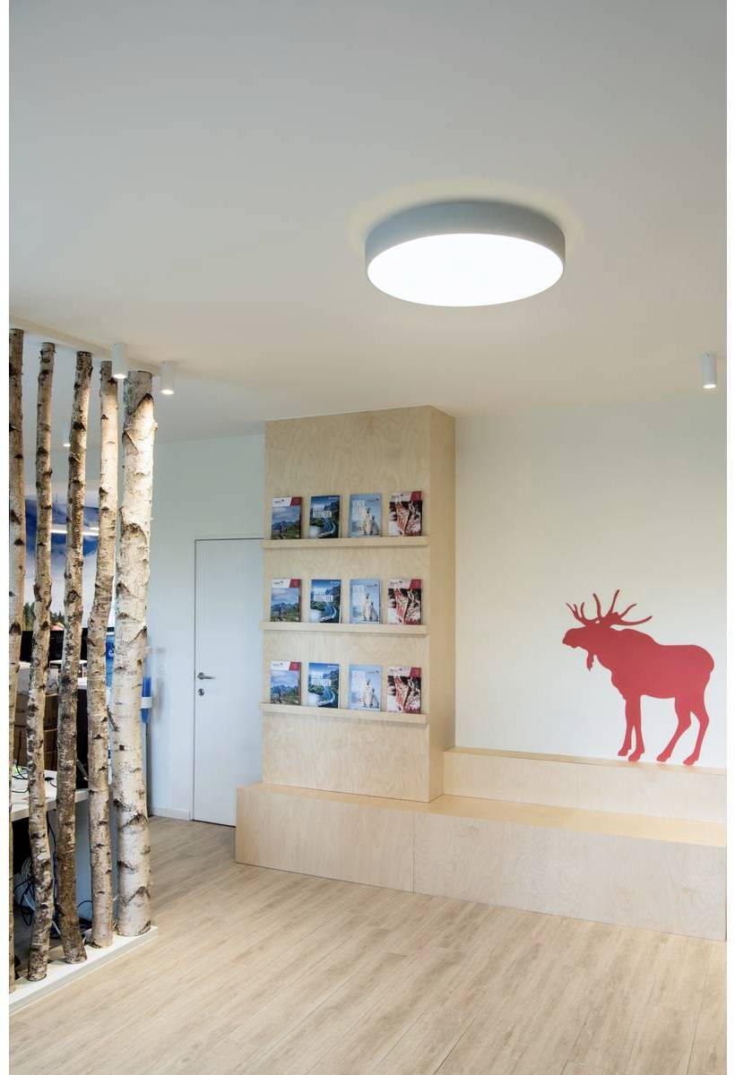 SLV 1001899 MEDO 60 Deckenleuchte, Wandleuchte 40W Grau