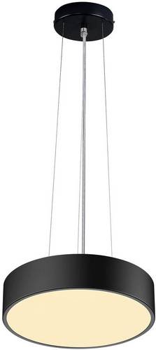 SLV MEDO 30 1001889 Wandleuchte, Deckenleuchte Schwarz 15W Warm-Weiß, Kalt-Weiß