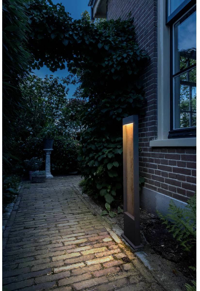 SLV 1002959 FLATT 100 Außenstandleuchte 9.7W Braun