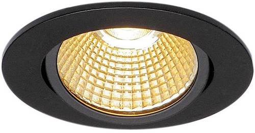 SLV NEW TRIA 68 1003065 Deckeneinbauring 11W Warm-Weiß Schwarz