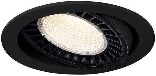 SLV 1003301 Deckeneinbauring 36W Warm-Weiß Schwarz