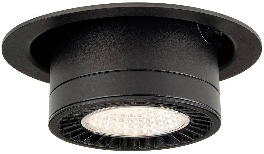 SLV 1003307 Deckeneinbauring LED 31 W Schwarz