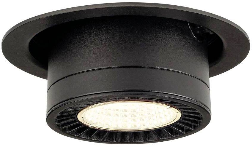SLV 1003311 Deckeneinbauring LED 31 W Schwarz