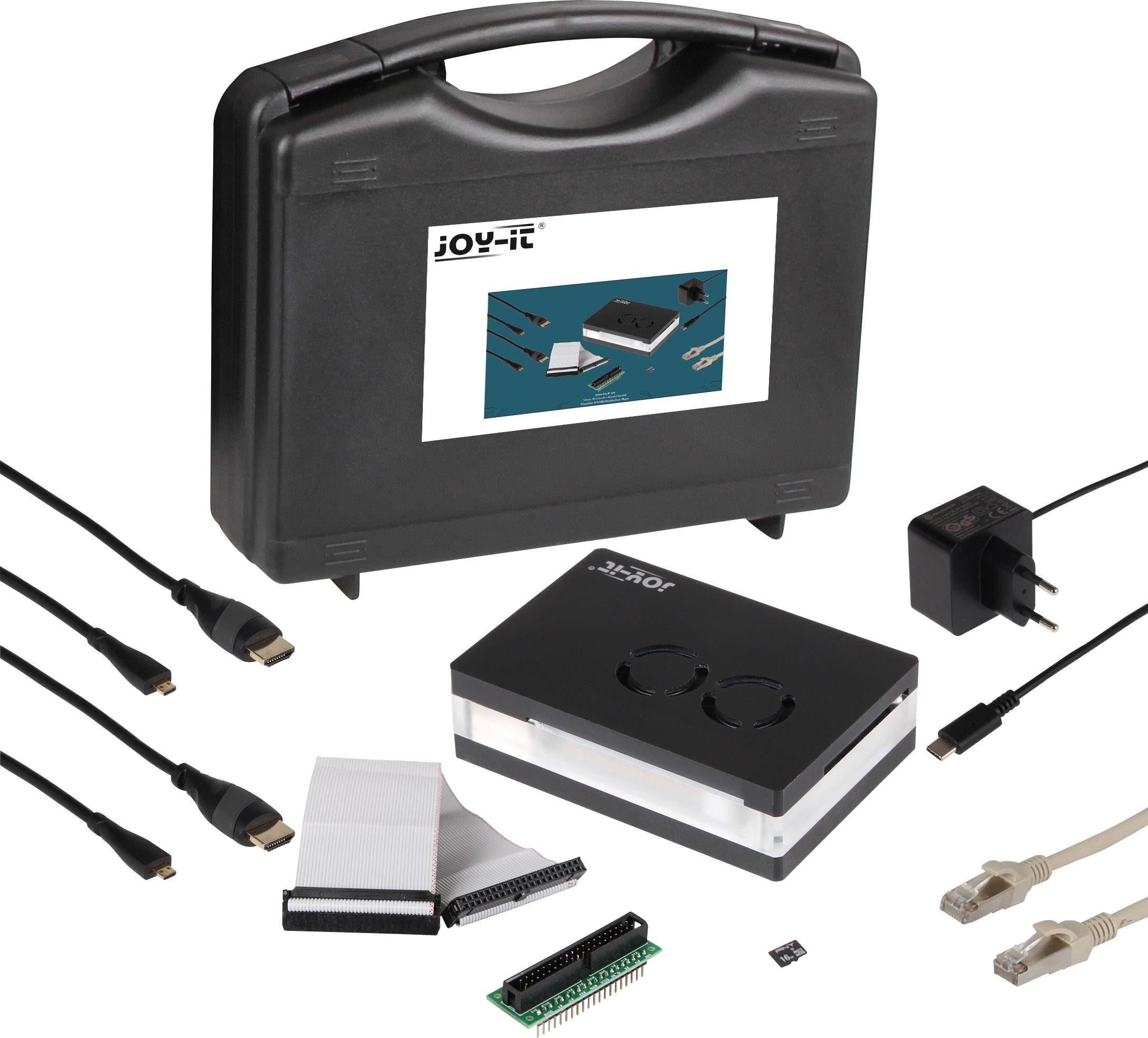 Joy-it Allround Starter Kit V1.2 inkl. Aufbewahrungskoffer, inkl. Gehäuse, inkl. Netzteil, inkl. HDMI™-Kabel, inkl. Noobs OS