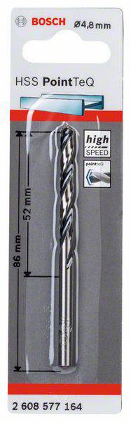 Bosch Accessories 2608577164 Metall-Spiralbohrer 4.8mm