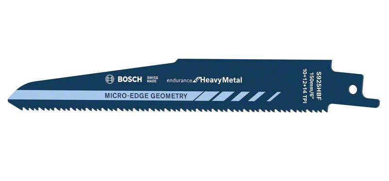 Bosch Accessories 2608658009 Säbelsägeblatt S 925 HBF, Endurance for Heavy Metal, 5er-Pack 1 St.