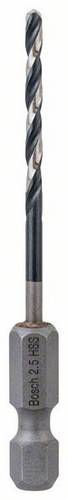 Bosch Accessories 2608577047 2608577047 Metall-Spiralbohrer 2.5 mm Gesamtlänge 69 mm DIN 338
