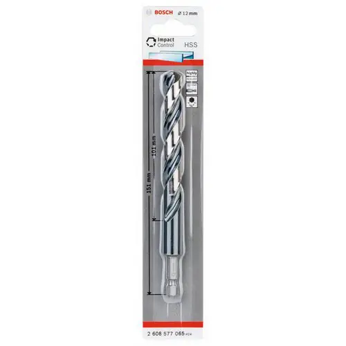 Bosch Accessories 2608577065 Metall-Spiralbohrer 12mm Gesamtlänge 151mm DIN 338 1St. Bosch Accessories 2608577065 Metall-Spiralbohrer 12mm Gesamtlänge 151mm DIN 338 1St.