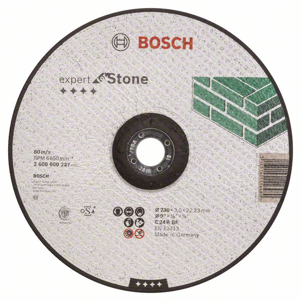 Bosch Accessories 2608600227 2608600227 Trennscheibe gekröpft 230mm Granit