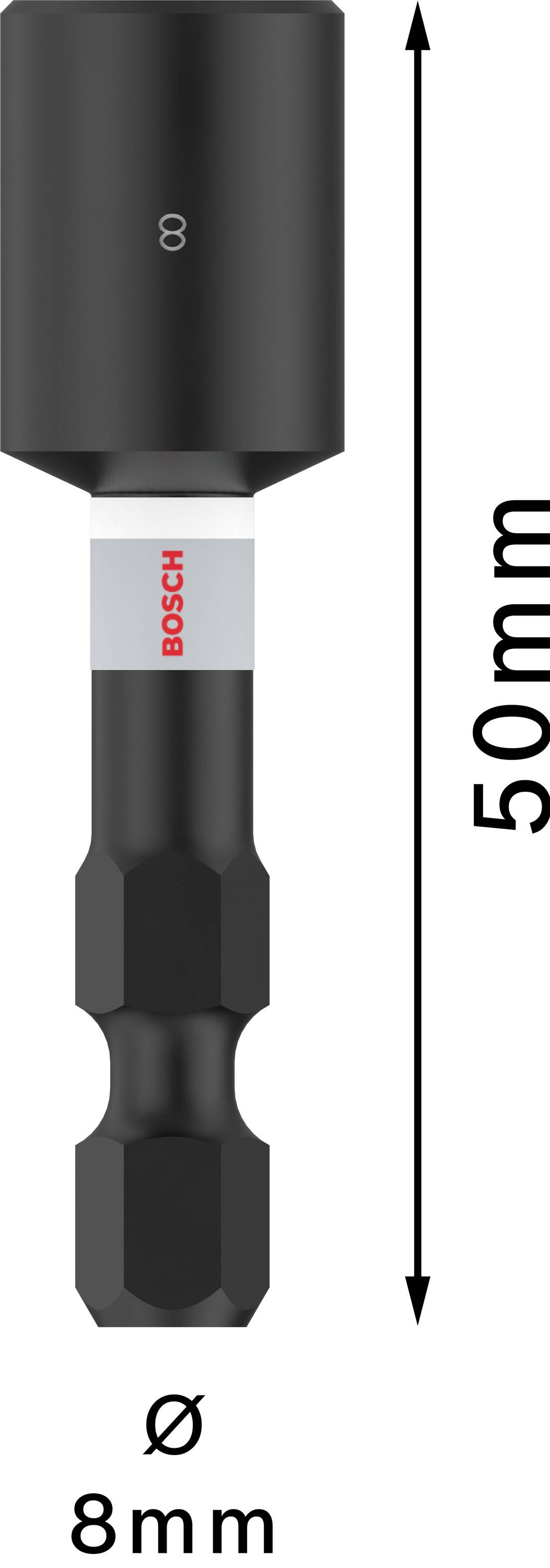 Bosch Accessories 2608522351 Steckschlüssel-Bit-Einsatz 8 mm 1/4"