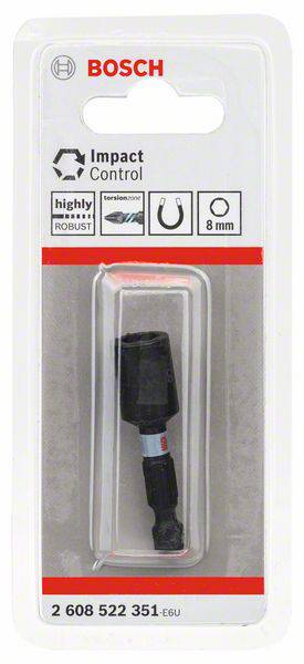 Bosch Accessories 2608522351 Steckschlüssel-Bit-Einsatz 8 mm 1/4"