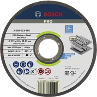 Bosch Accessories 2608603486 2608603486 Trennscheibe gerade 115mm Stahl Bosch Accessories 2608603486 2608603486 Trennscheibe gerade 115mm Stahl