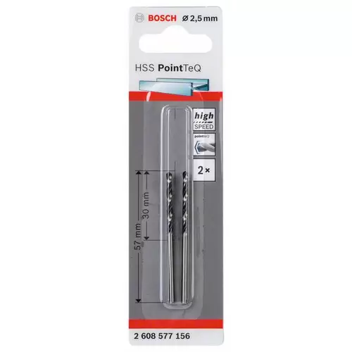 Bosch Accessories 2608577156 Metall-Spiralbohrer-Set 2.50mm Bosch Accessories 2608577156 Metall-Spiralbohrer-Set 2.50mm