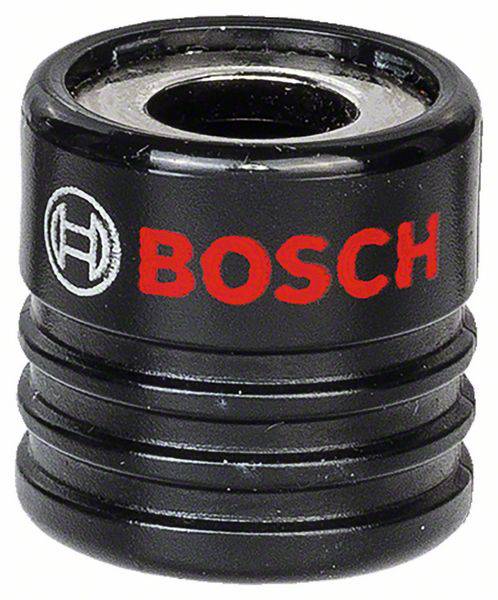 Ein massives schwarzes Metallstück mit Rillen und der Aufschrift 'BOSCH' in Rot, daneben ein kleines Logo in Weiß.