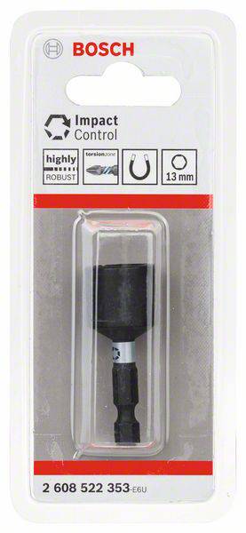 Bosch Accessories 2608522353 Steckschlüssel-Bit-Einsatz 13mm 1/4"