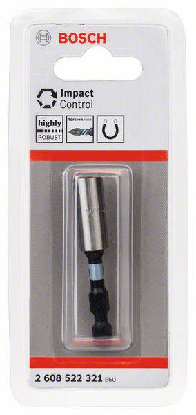 'Bosch Impact Control Bit' in Verpackung, robust und langlebig, Modellnummer: 2 608 522 321. Optimal für Schraubarbeiten.