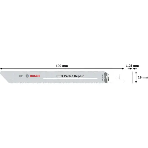 Bosch Accessories 2608658033 Säbelsägeblatt S 725 VFR, Special for Pallet Repair, 5er-Pack 1St. Bosch Accessories 2608658033 Säbelsägeblatt S 725 VFR, Special for Pallet Repair, 5er-Pack 1St.