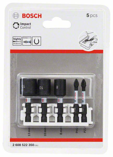 Bosch Accessories Steckschlüsseleinsatz-Set 2608522350