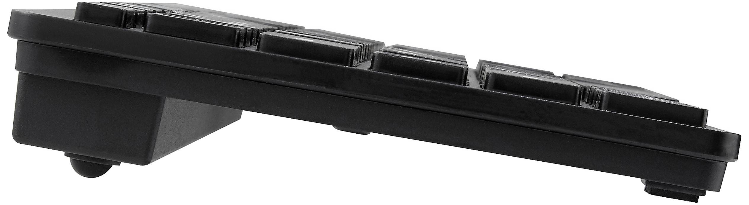 Renkforce RF-KMC-410 Kabellos Tastatur, Maus-Set Deutsch, QWERTZ Schwarz