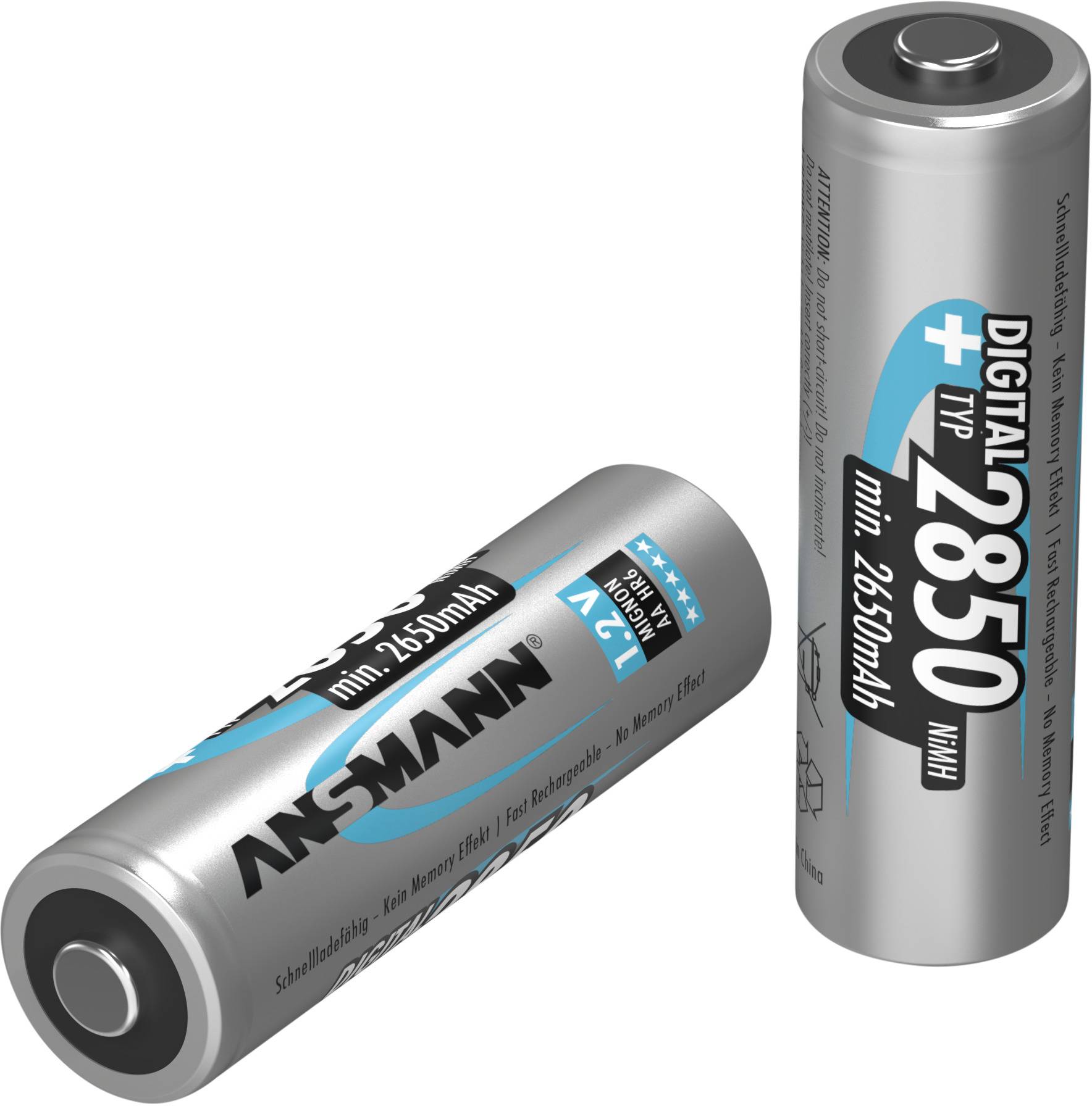 Ansmann Digital HR06 Mignon (AA)-Akku NiMH 2650 mAh 1.2 V 2 St.