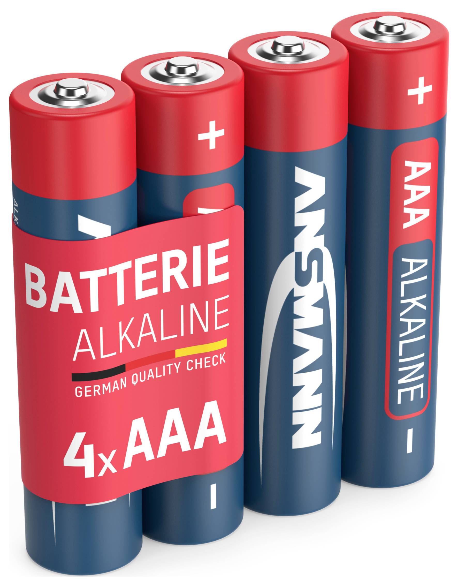 Ansmann LR03 Red-Line Micro (AAA)-Batterie Alkali-Mangan 1.5V 4St.