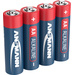 Ansmann LR06 Red-Line Mignon (AA)-Batterie Alkali-Mangan 1.5V 4St.