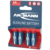 Ansmann LR06 Red-Line Mignon (AA)-Batterie Alkali-Mangan 1.5V 4St. Ansmann LR06 Red-Line Mignon (AA)-Batterie Alkali-Mangan 1.5V 4St.