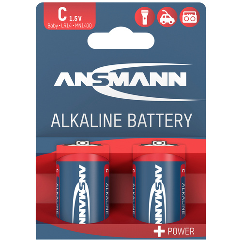 Ansmann LR14 Red-Line Baby (C)-Batterie Alkali-Mangan 1.5 V 2 St.