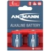 Ansmann LR14 Red-Line Baby (C)-Batterie Alkali-Mangan 1.5V 2St. Ansmann LR14 Red-Line Baby (C)-Batterie Alkali-Mangan 1.5V 2St.