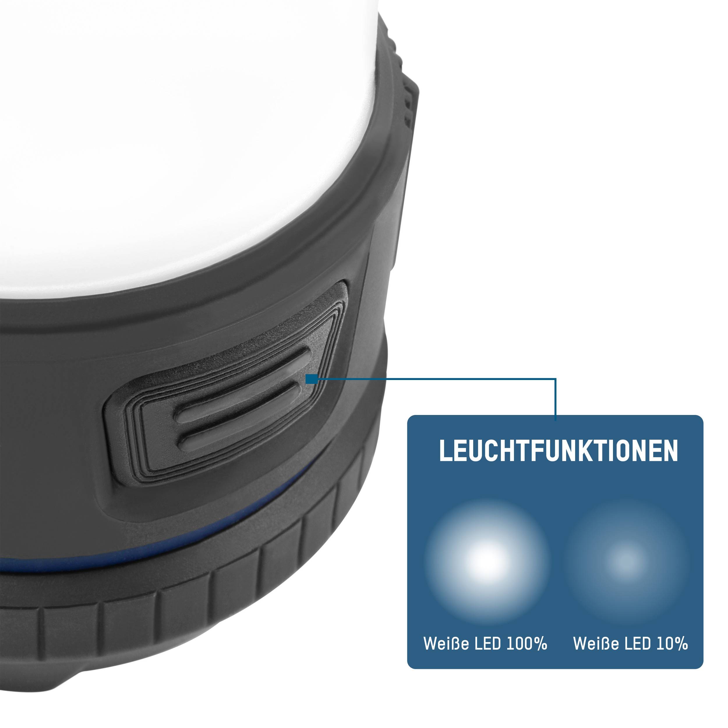 Ansmann 1600-0286 CL200B LED Camping-Laterne 175 lm batteriebetrieben Schwarz